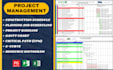 make project schedule, gantt chart and baseline in  primavera p6 n excel