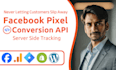 setup conversion API, facebook pixel, server side tracking, ga4