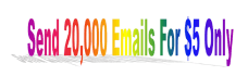 set up server to send 20,000 emails for USD 5 only