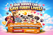 create a heartwarming pet adoption, care website platform