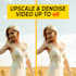 enhance, upscale, denoise low quality videos
