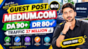 write and publish your article on premium guest post medium,com for promotion