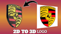 create a 360 rotating logo animation loop intro video or GIF