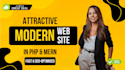develop custom web applications using PHP or mern