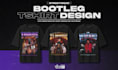 create a professional bootleg t shirt design for your brand