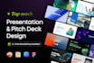 do powerpoint presentation design, pitch deck, google slides, figma