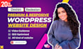 develop wordpress website blog design on bluehost godaddy siteground hostgator