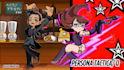 create persona 5 q, tactica , chibi art style