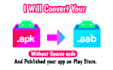 convert apk to abb within 5 minutes