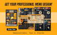 design amazing editable food restaurant menu