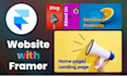 develop a high performance framer website