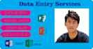 do data entry data anylytics typing presntation maker  excel