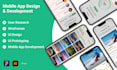 design modern mobile app UI UX for android and ios