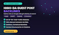 build high da guest post backlinks for SEO and ai search ranking