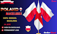 create poland high  seo link building polish dr backlinks