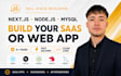 build your saas or web app with next js, node js and mysql