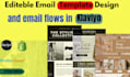 design klaviyo email flows and klaviyo email template