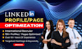 boost your linkedin profile and business page with expert optimization