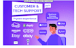 be customer service representative, virtual receptionist