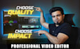 do trendy professional video editing, youtube video editing