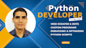 do any python programming task and design your algorithms