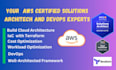 be your certified AWS solutions architect and devops expert