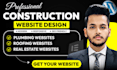 build professional handyman plumbing construction website