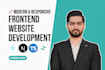 be your next js react front end web developer for website development