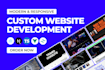 be your front end web developer for a custom react website development