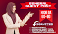 publish general guest posts on da90 with dofollow backlinks