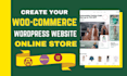 build woocommerce or ecommerce online store wordpress website design