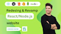 redesign your reactjs or nextjs website with smooth API integrations