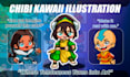 draw an adorable chibi kawaii character for you