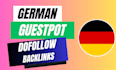 do german guestpost backlinks from high authority sites
