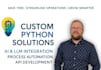 develop custom software to automate and increase productivity