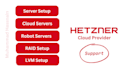 configure hetzner cloud and robot servers