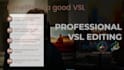 edit your vsl professionally and increase your sales