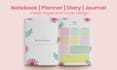 design amazon journal covers and interior pages