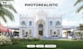 create photorealistic 3d exterior and interior rendering of your villa