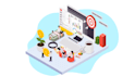 make a lottie animation based on your source vector design