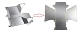 convert a cad file into sheet metal