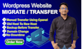 migrate wordpress website one domain host to new domain host