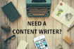 write a unique article and blog content