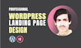 sketch professional wordpress landing page and website