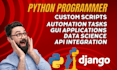 write python program, scripts or work as python programmer