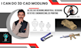do 3d cad  modeling ,cad desiging, 2d,3d desiging