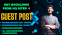 publish your article on techbullion and techwinks with link building
