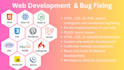 do PHP, laravel, codeigniter and wordpress website development and bug fixing