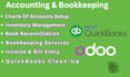 do accounting  bookkeeping using quickbooks and odoo