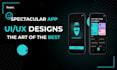 design mobil app UI and attractive app store screenshots using figma